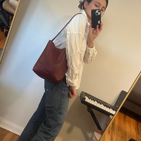 Mansur Gavriel Small Everyday Cabas Bag burgundy / oxblood / maroon - Picture 6 of 6